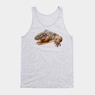 Head of a Rhinoceros Iguana Tank Top